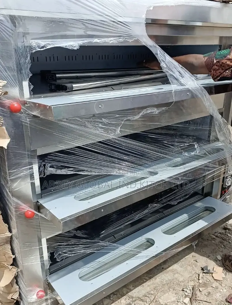 9 Tray Oven Machine With 3 Decks