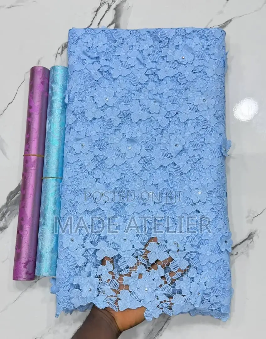 Luxury 3d Flower Guipure Cord Lace