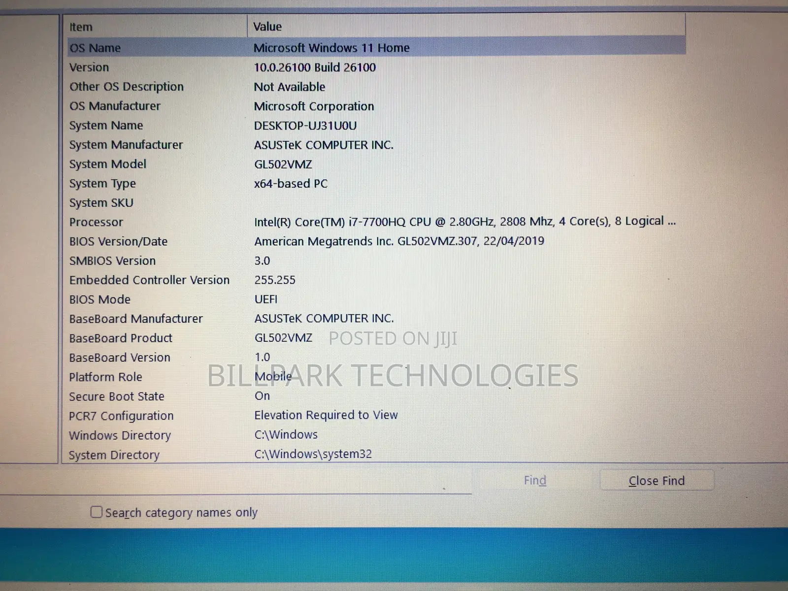 Laptop Asus ROG GL502VM 8GB Intel Core i7 HDD+SSD 128GB