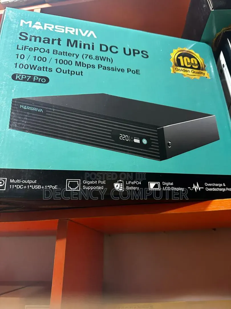 Marsriva Smart Mini Dc Ups Power Bank 100watt 24000mah Kp7 Pro