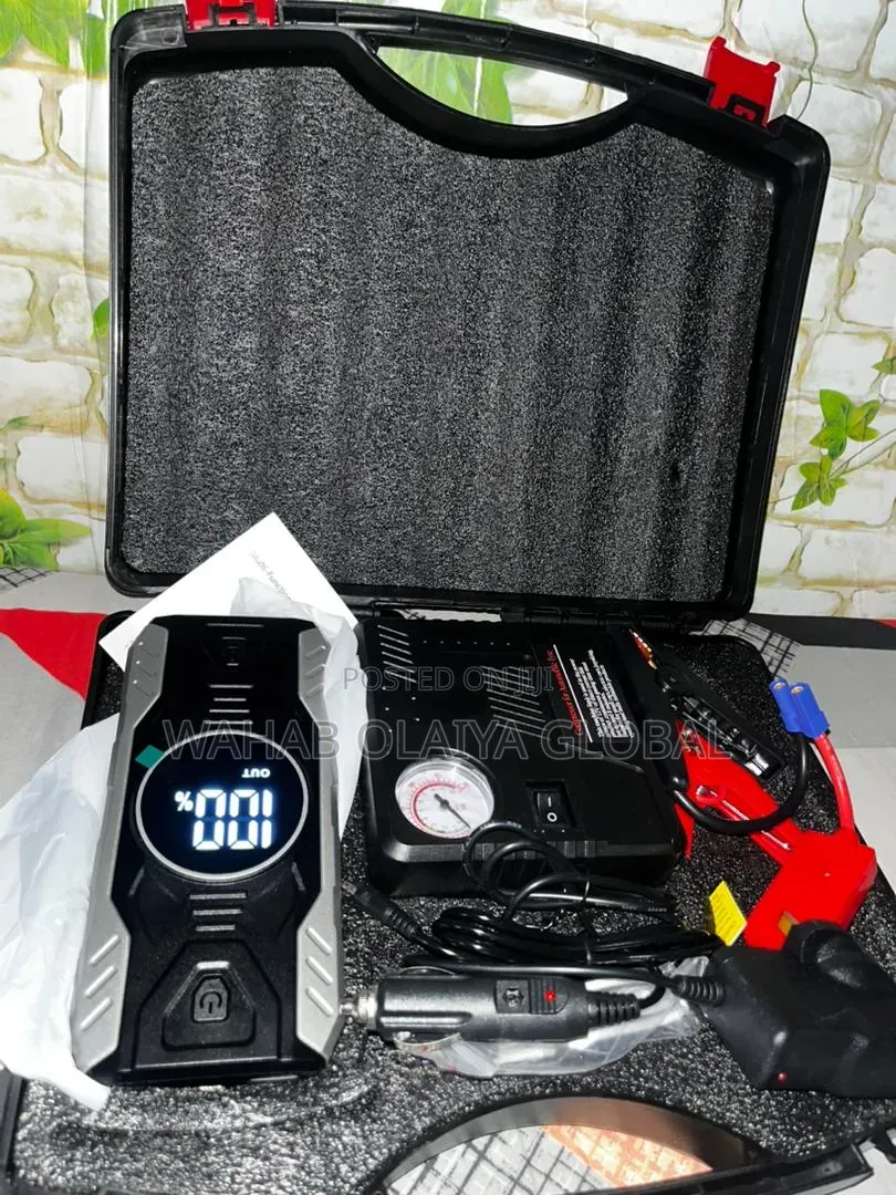 5 in 1 Peak 2000a Jump Starter With Air Compressor Power Bank Kit