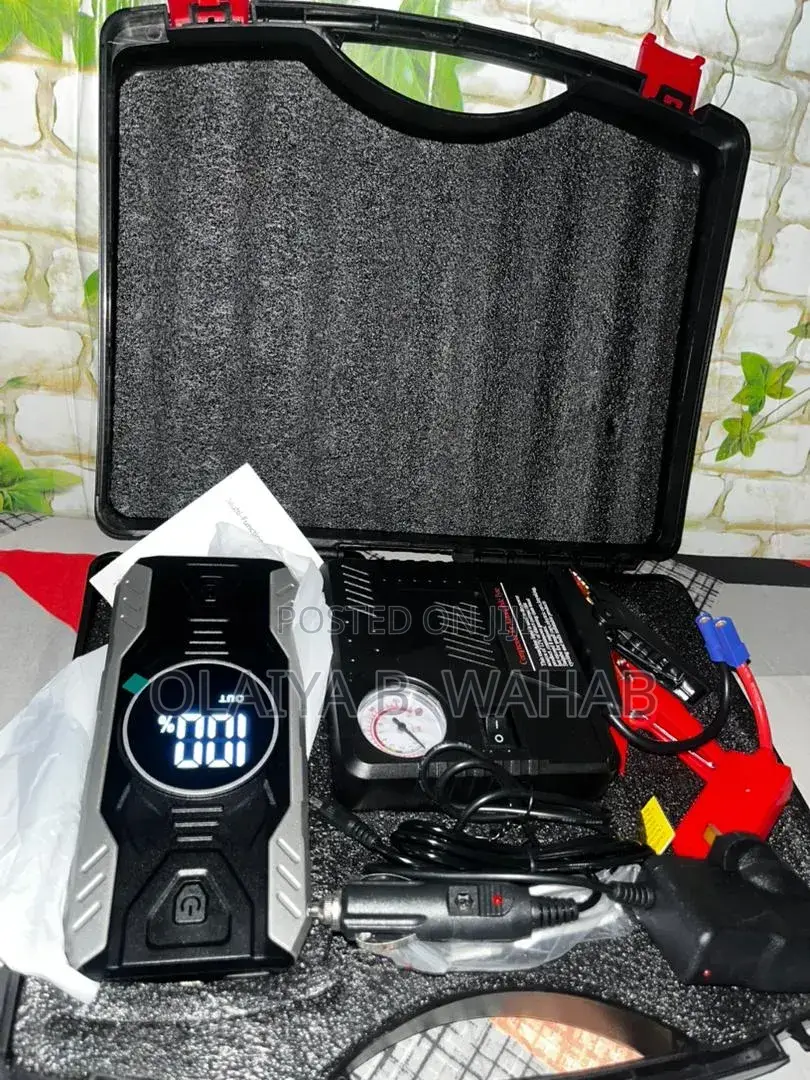 5 in 1 Peak 2000a Jump Starter With Air Compressor Power Bank Kit