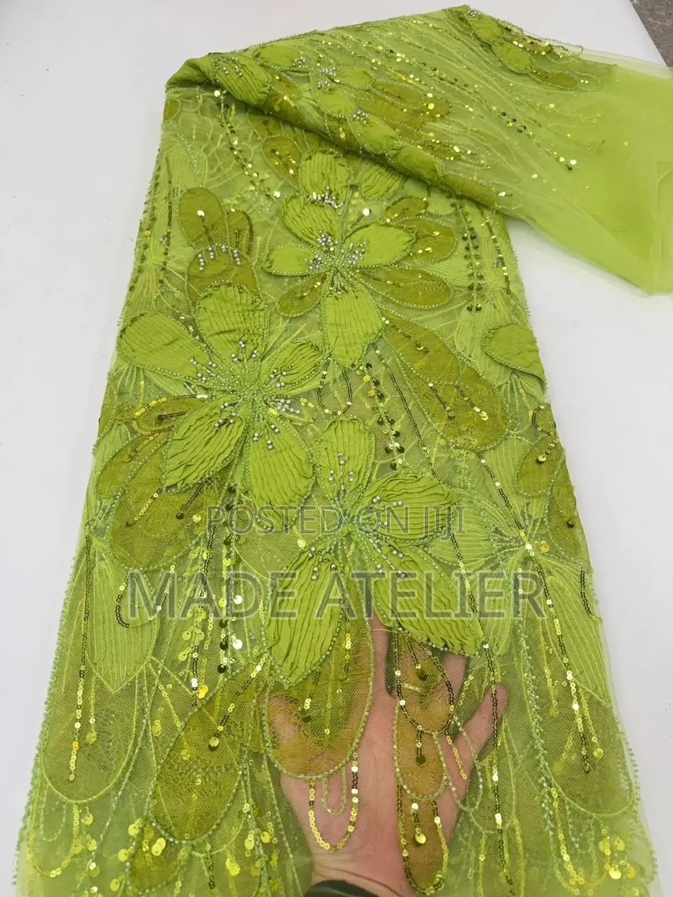 Luxury Handbeaded Tulle Lace