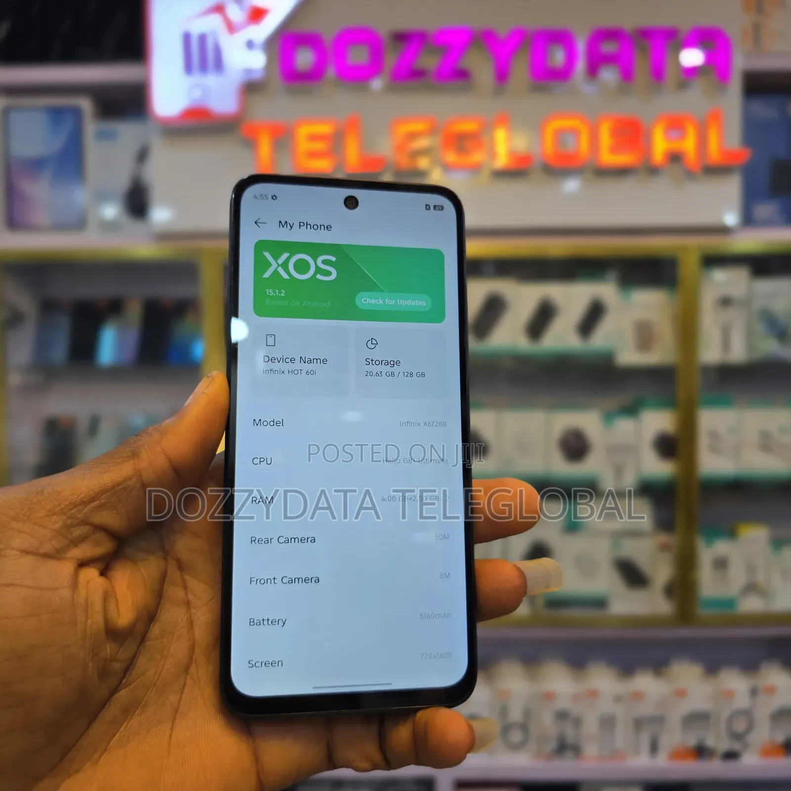 Infinix Hot 60i 64 GB Black