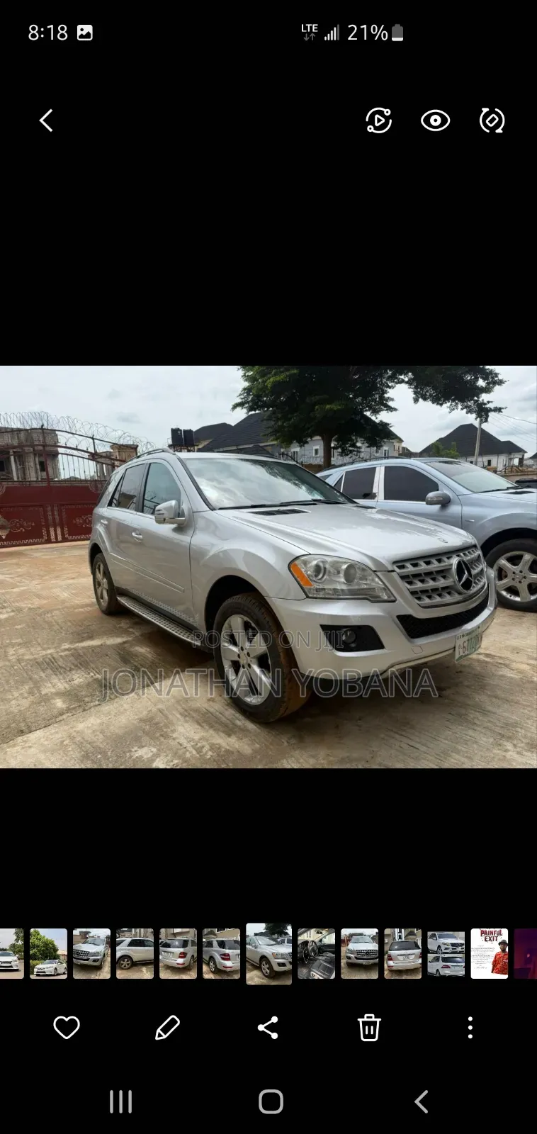 Mercedes-Benz M Class ML 350 4Matic 2011 Silver