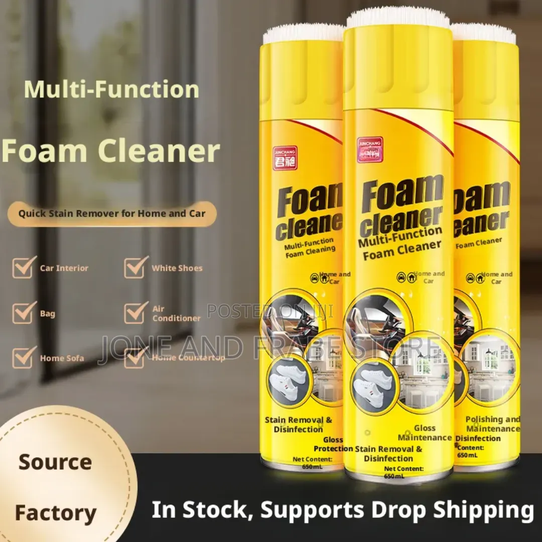 ￼ Multi-Purpose Foam Cleaner Spray for Kitchen, Carpet and Car