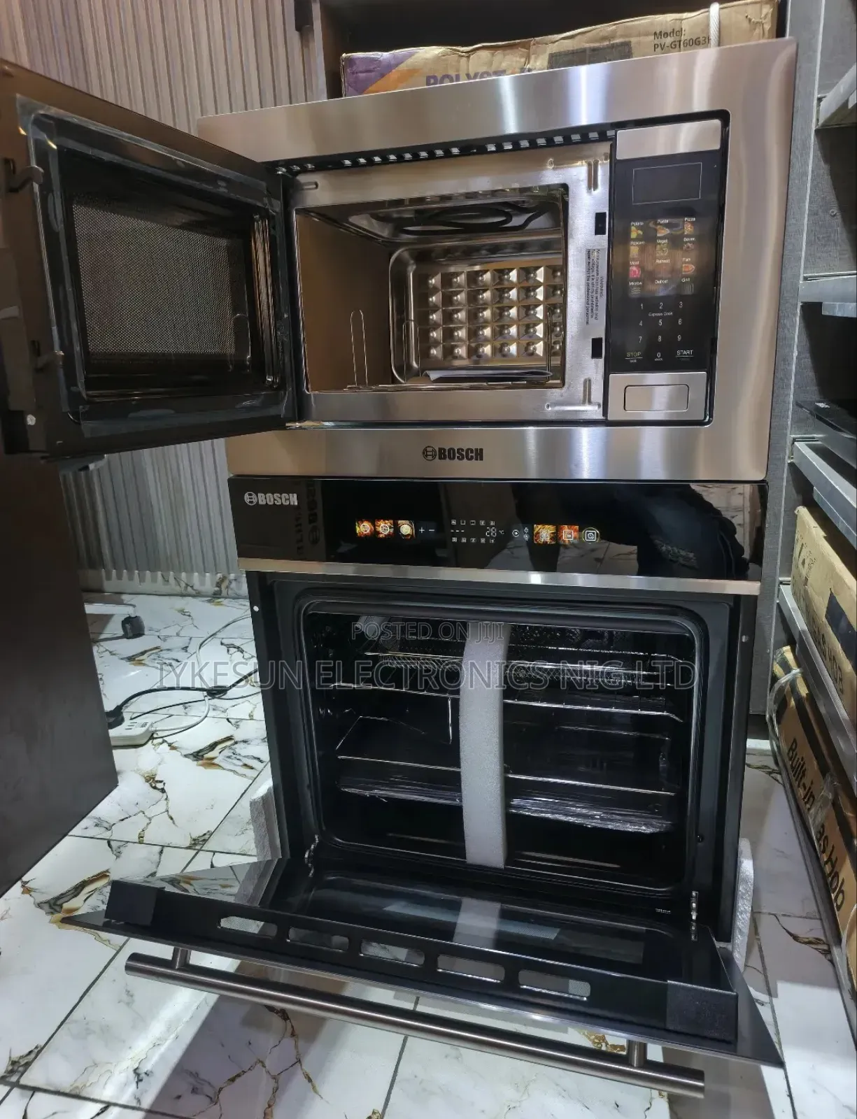 Bosch Built-in Digital Control Ele Air Fryer Oven Digital Microwave