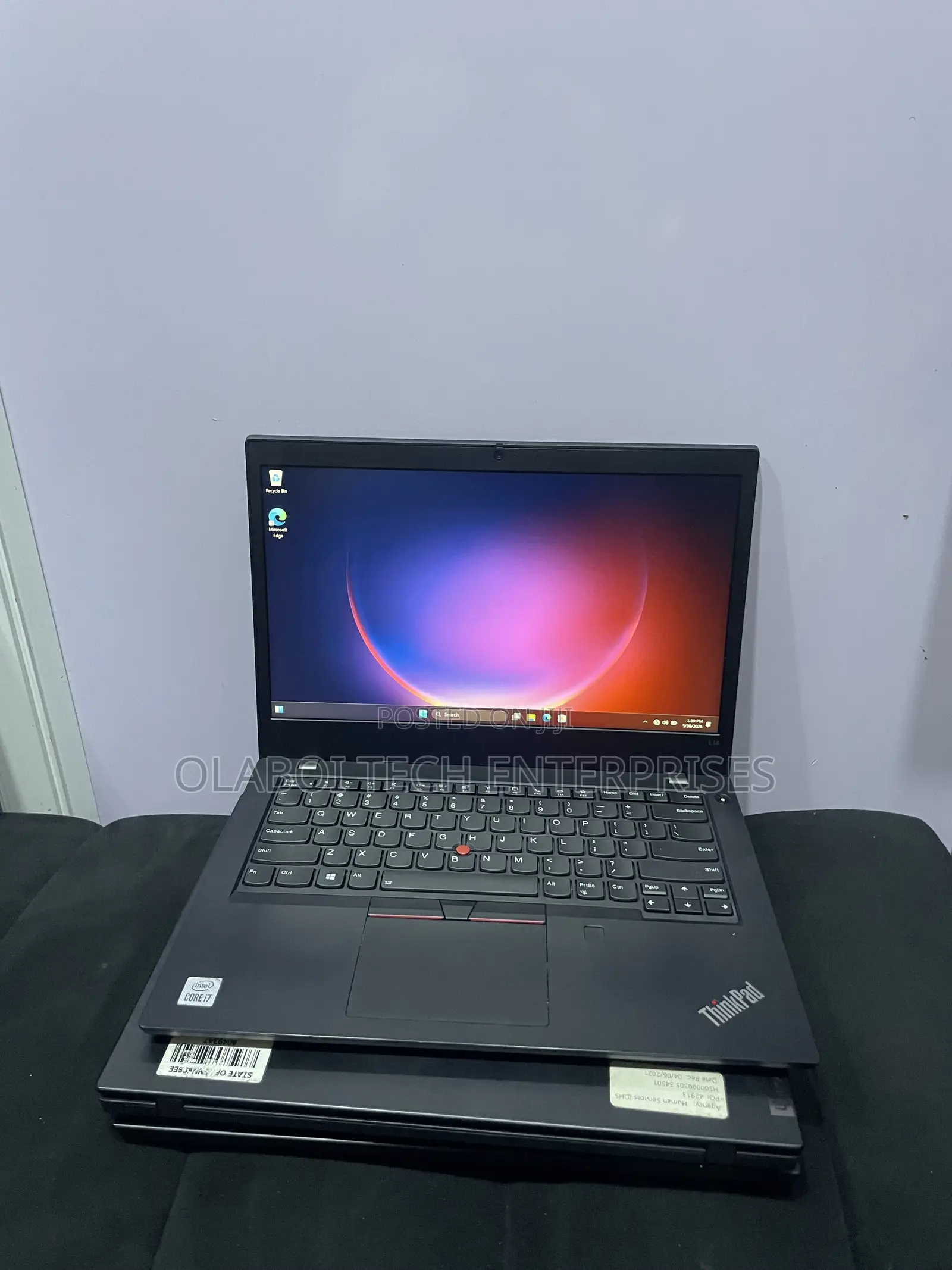 Laptop Lenovo ThinkPad L14 16GB Intel Core i7 SSD 256GB