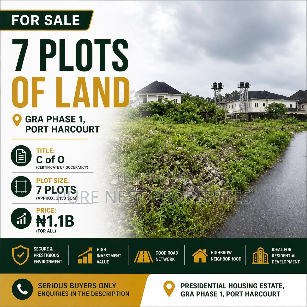 7 Plots of Land, Gra Phase One, Ph.