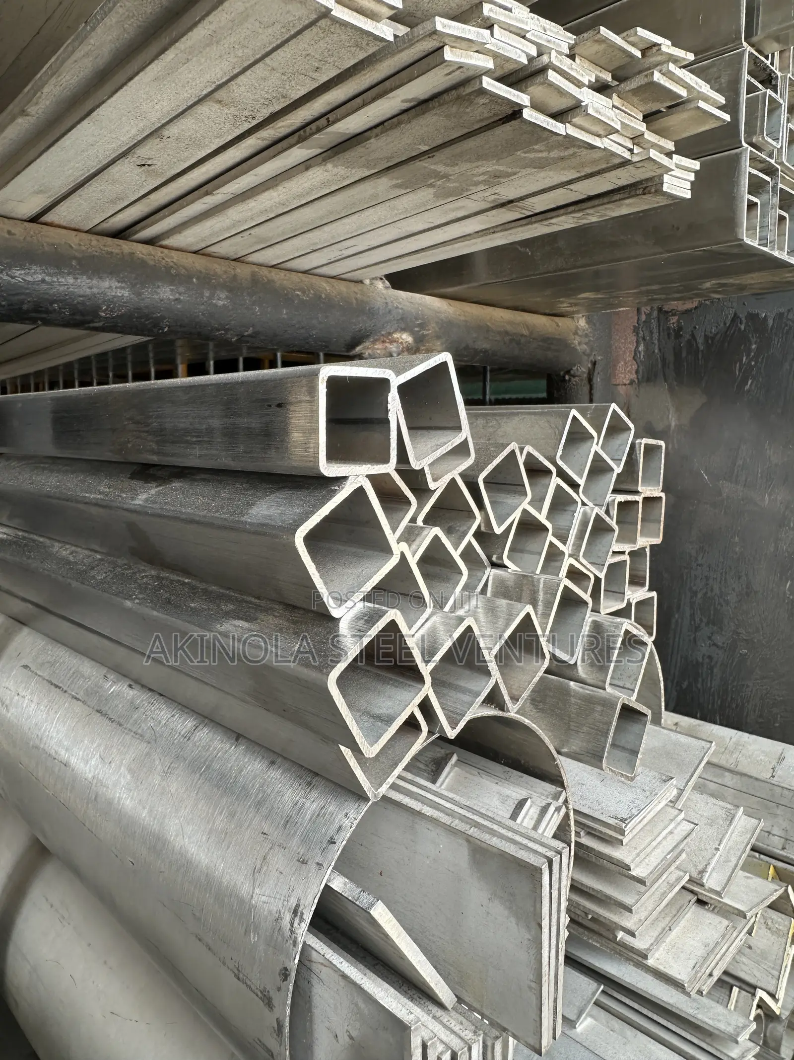 25x25x2mm Stainless Steel Square Pipe by 6meters