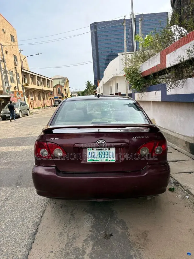 Toyota Corolla Sedan 2003 Burgundy