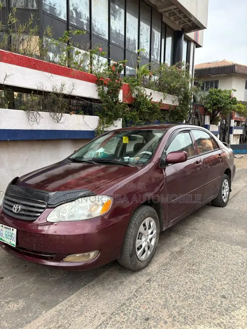Toyota Corolla Sedan 2003 Burgundy