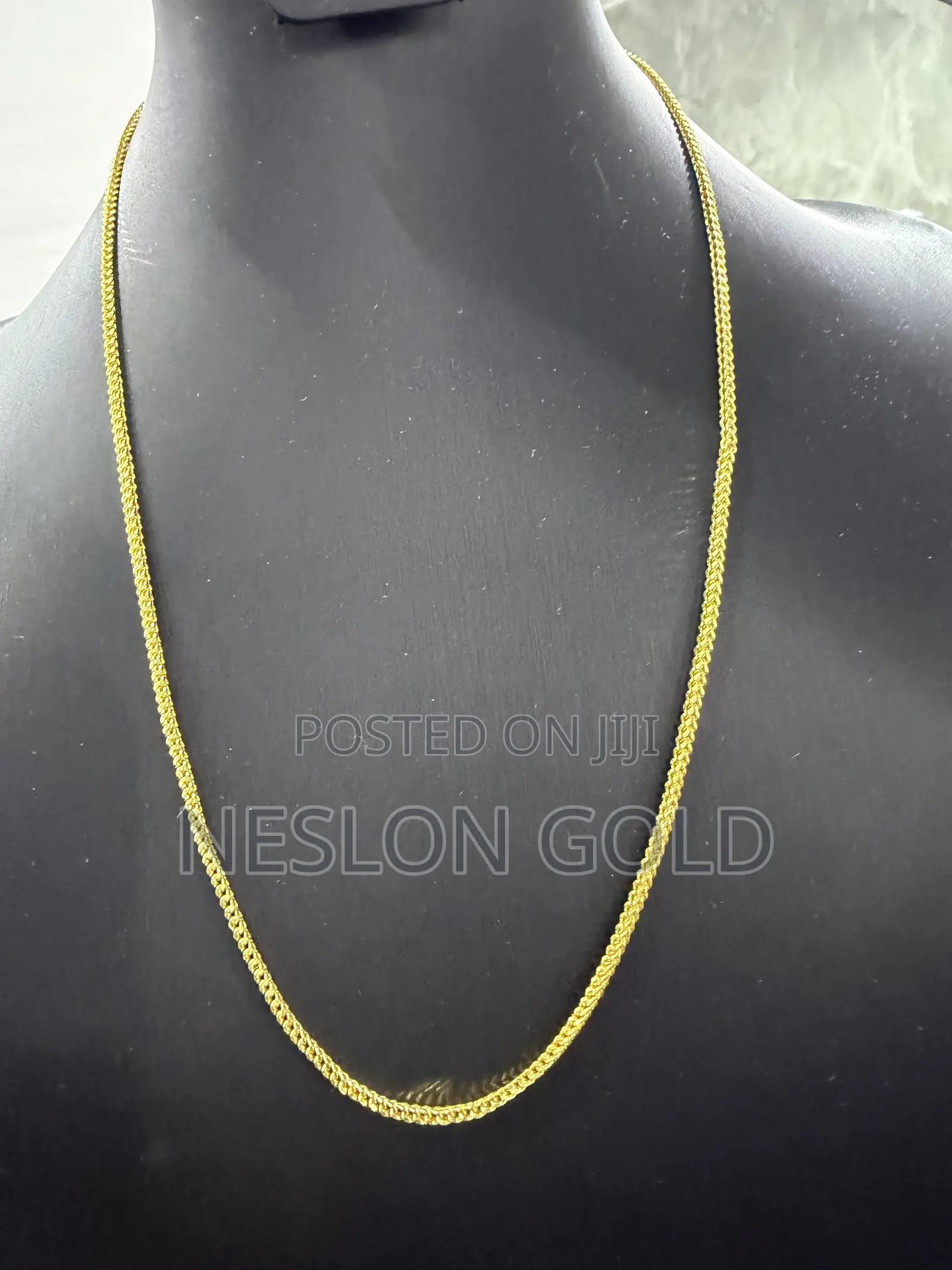 22karat Pure Gold Necklace Franco Design