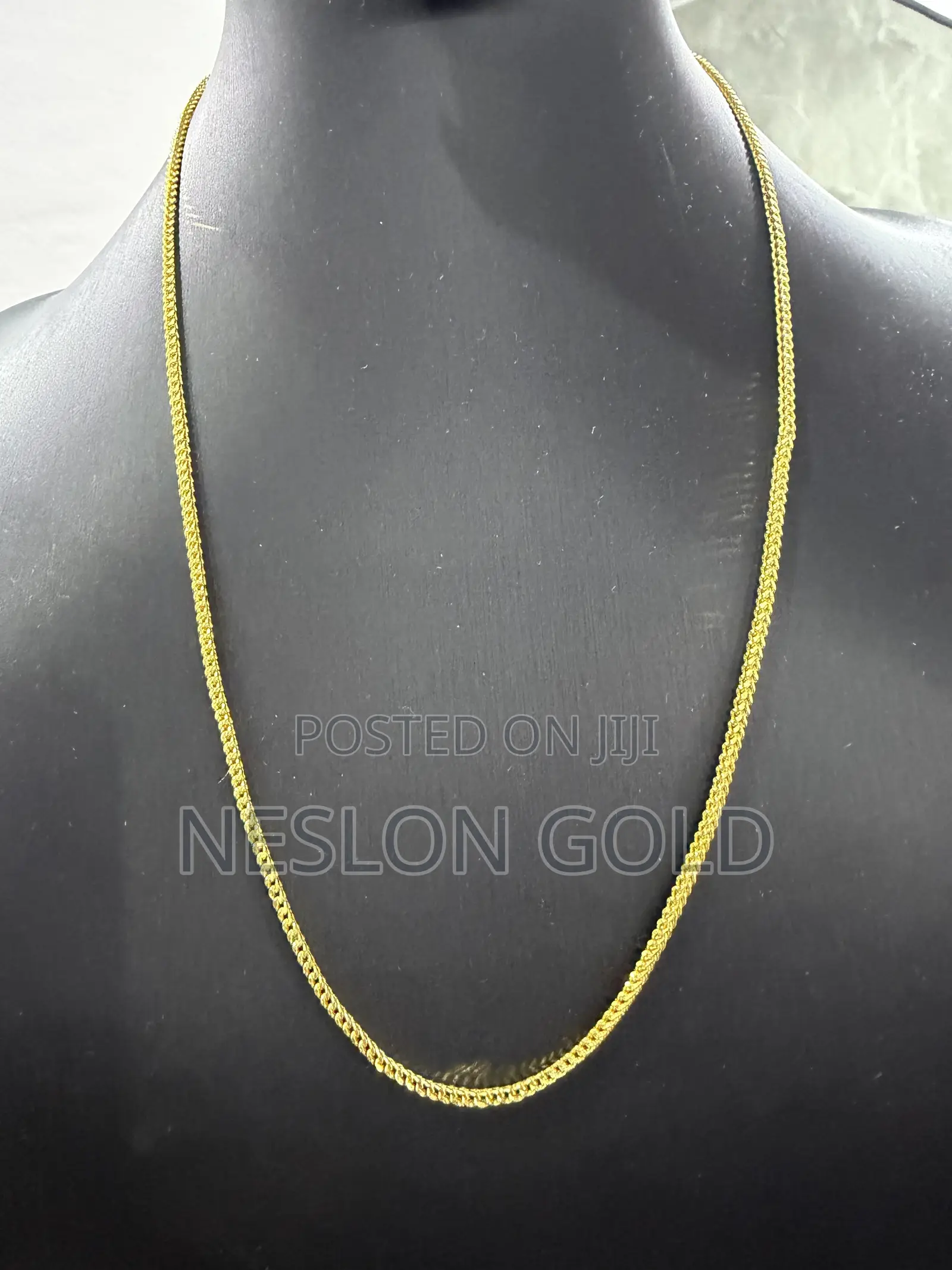 22karat Pure Gold Necklace Franco Design