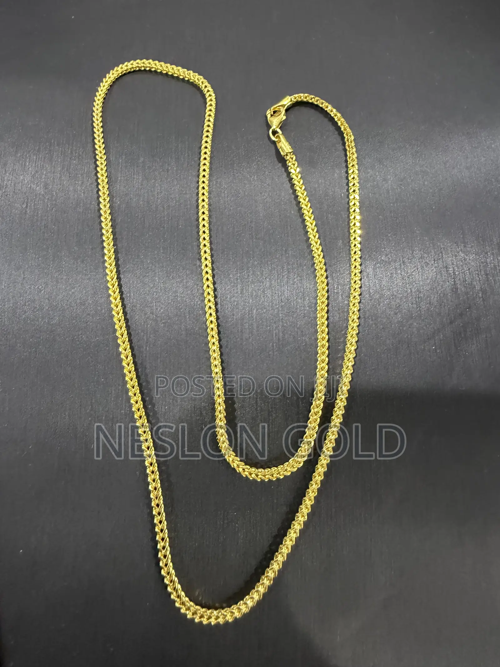 22karat Pure Gold Necklace Franco Design