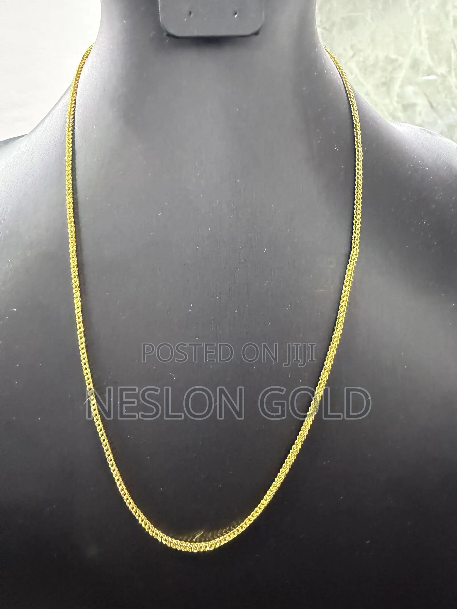 22karat Pure Gold Necklace Franco Design