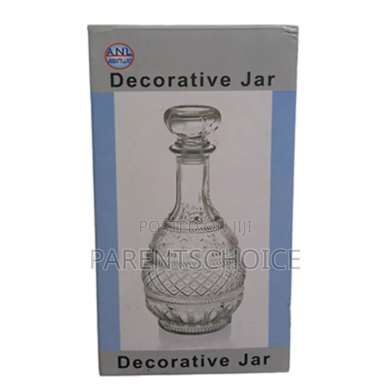 Embossed Liquor Whiskey Wine Bottle Decanter