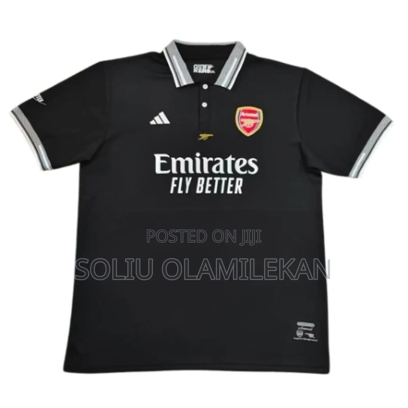 Arsenal Latest Champions Edition Jersey - Black Design