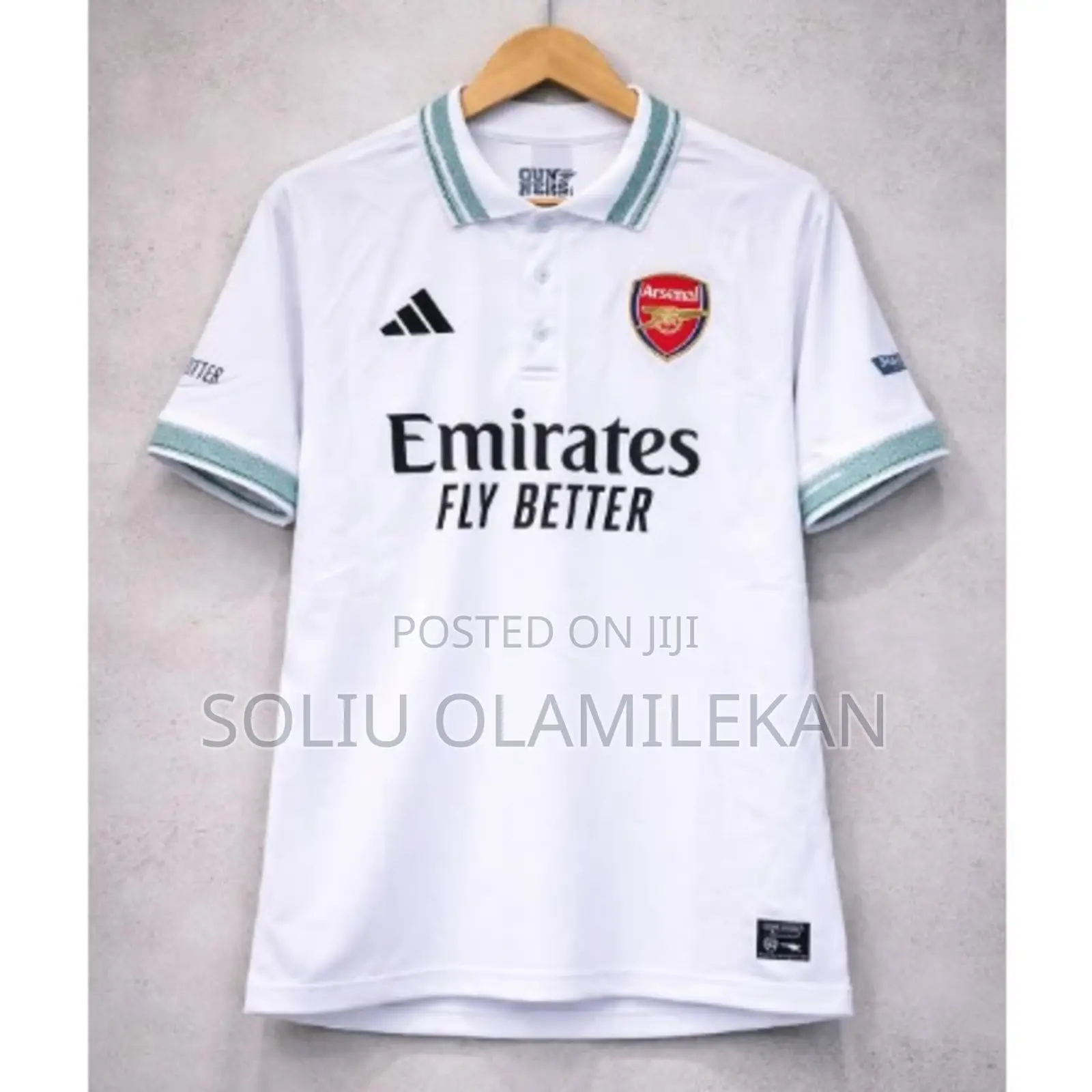 Arsenal Latest Champions Edition Jersey - White Design