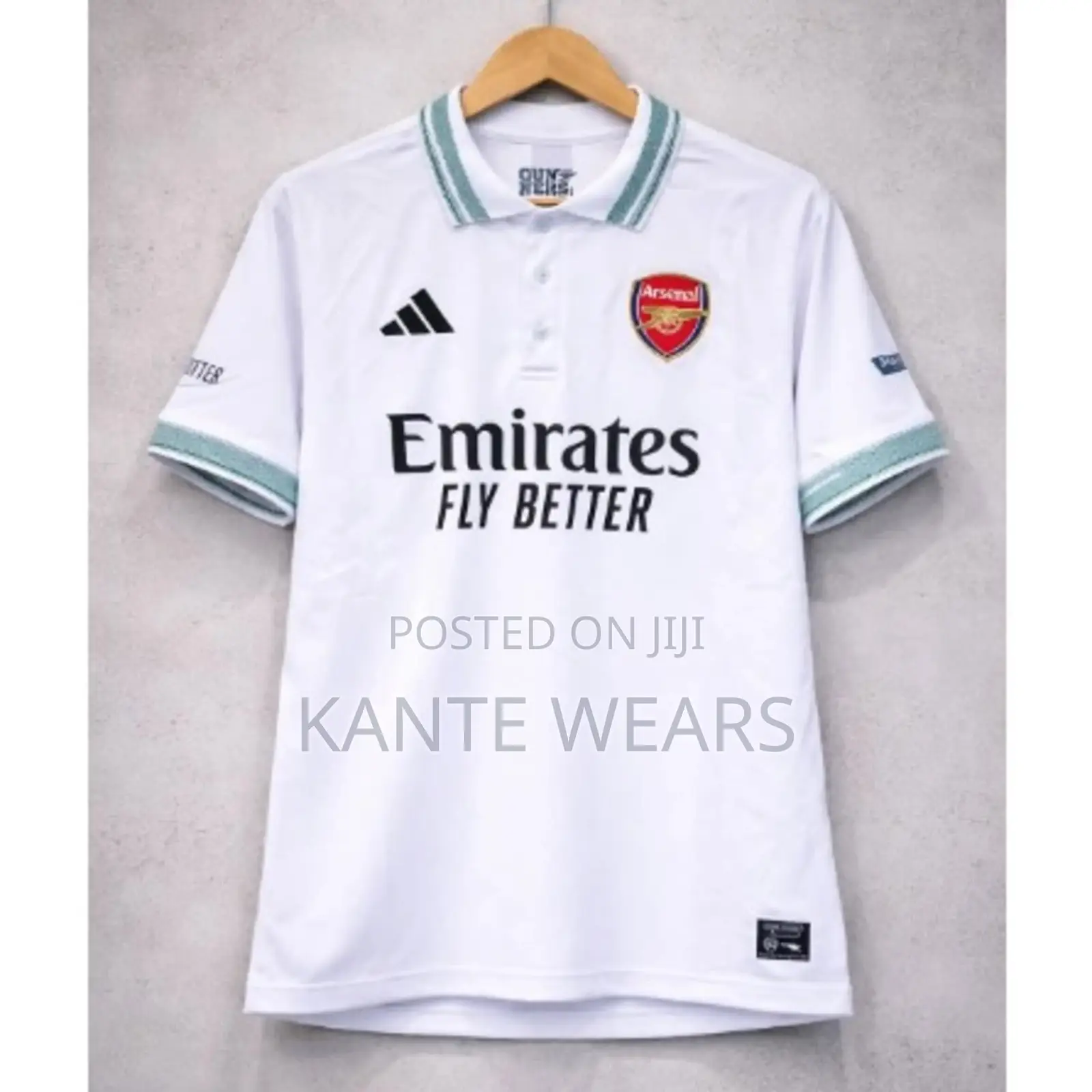 Arsenal Latest Champions Edition Jersey - White Design