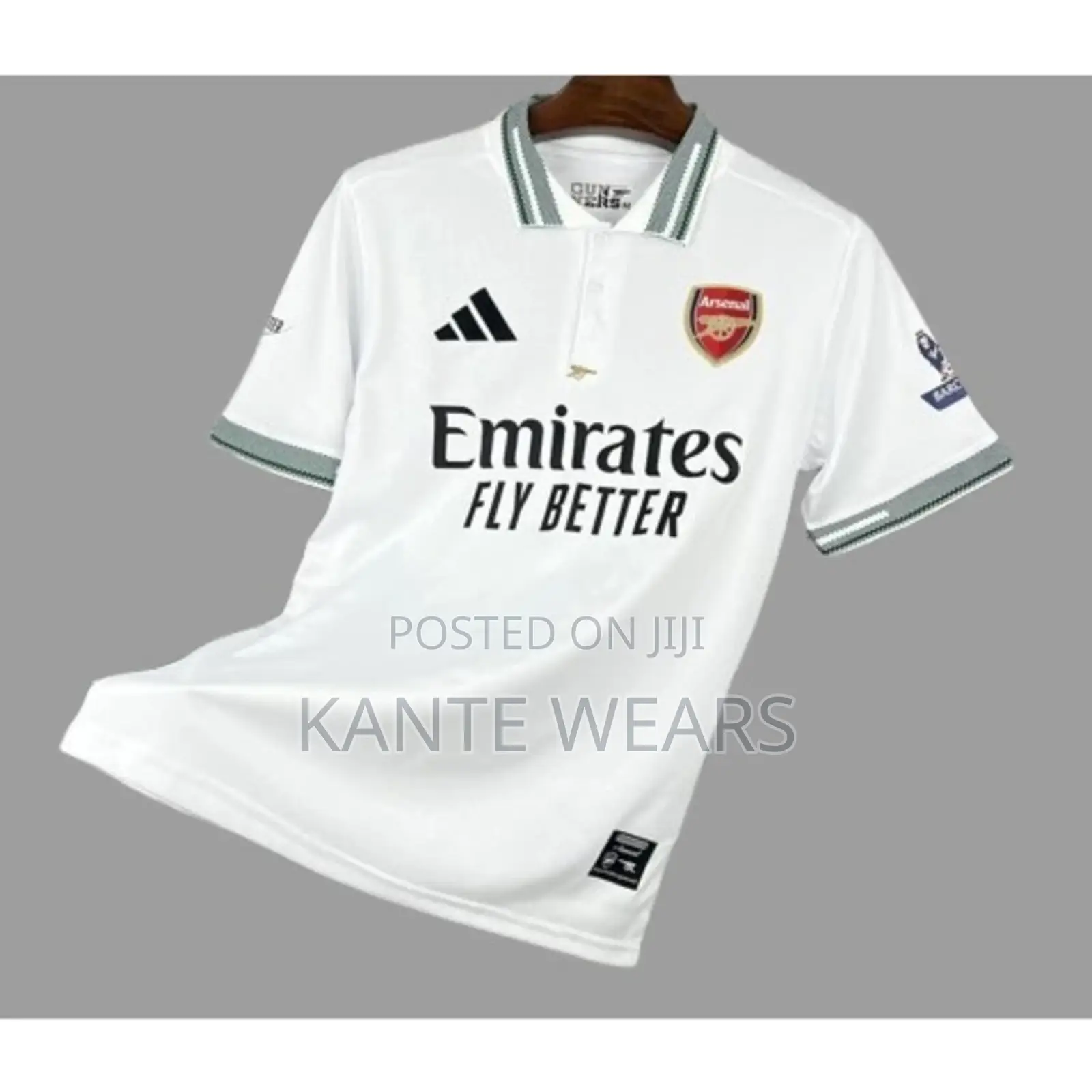 Arsenal Latest Champions Edition Jersey - White Design