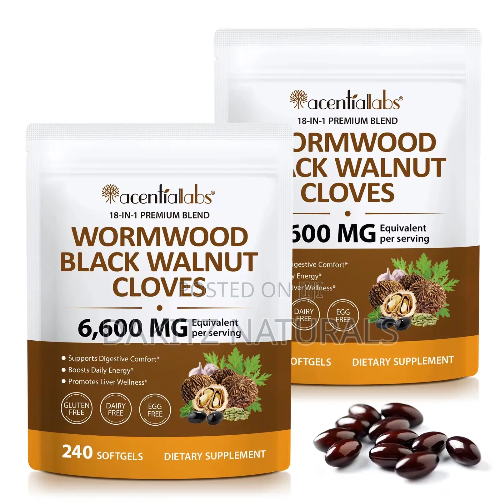 Wormwood + Black Walnut + Cloves (Liver Wellness)