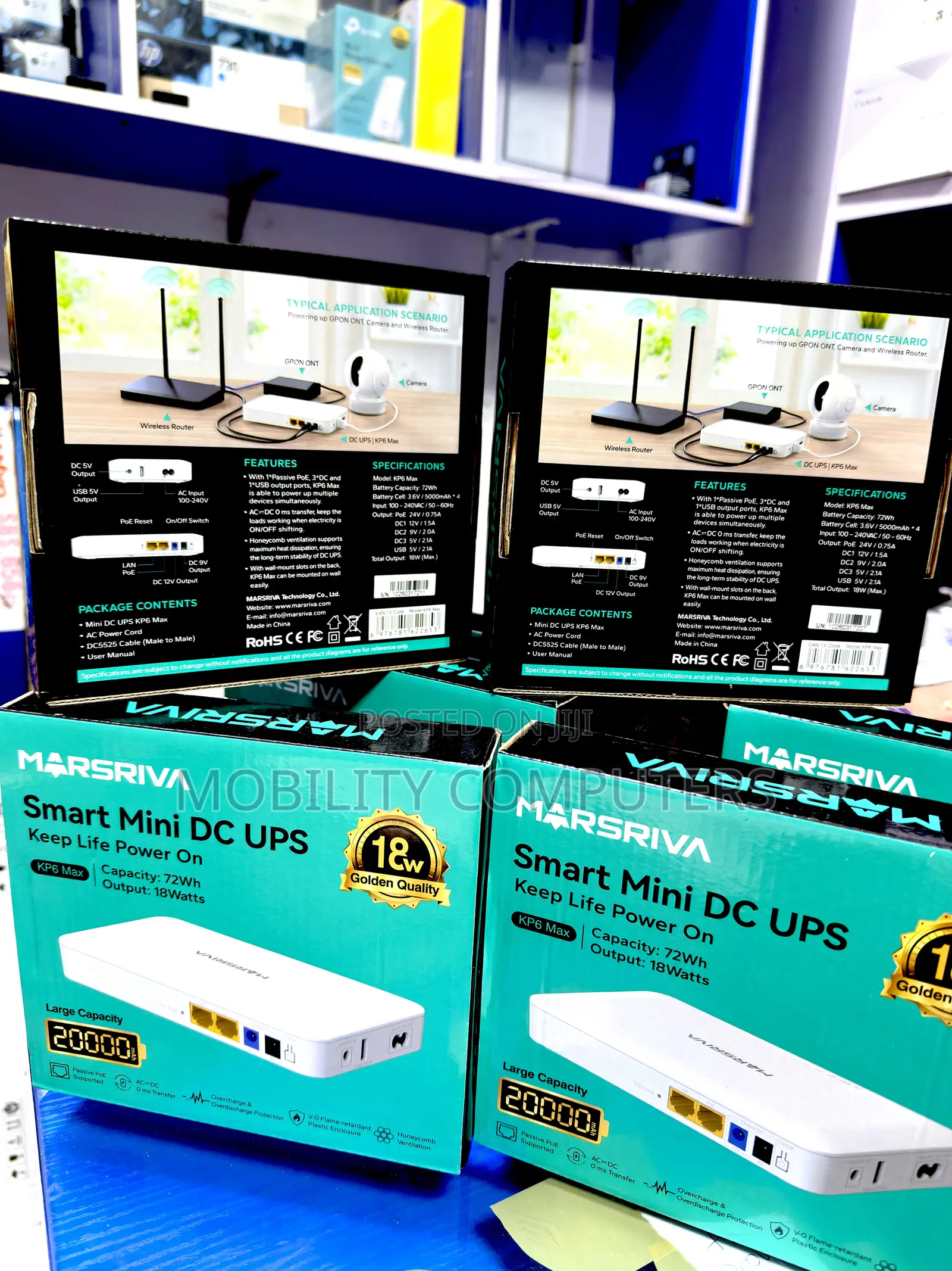 Marsriva Router Power Bank 20000mah