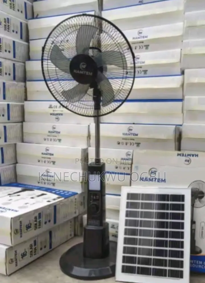 Rechargeable Solar Fan