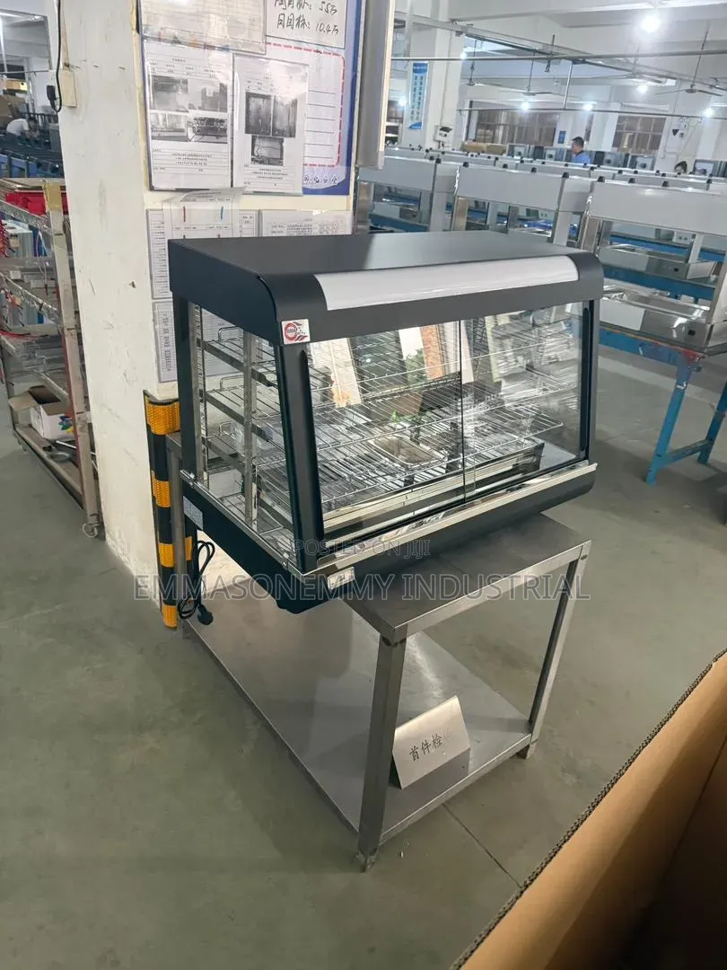 3ft Black Snack Display Warmer