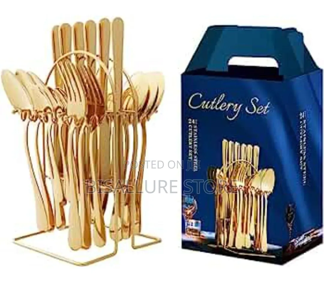 Cutlery Set With Stand