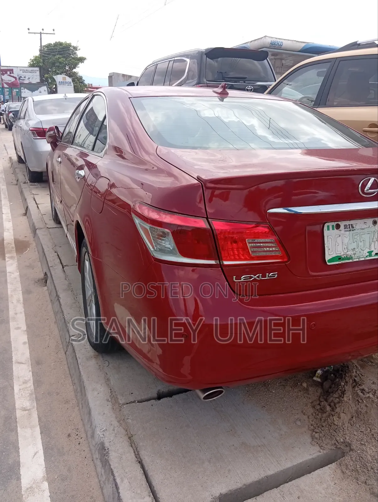 Lexus ES 2012 Red