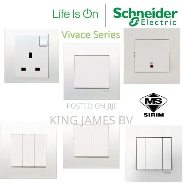 Vivace Schneider Switches and Sockets