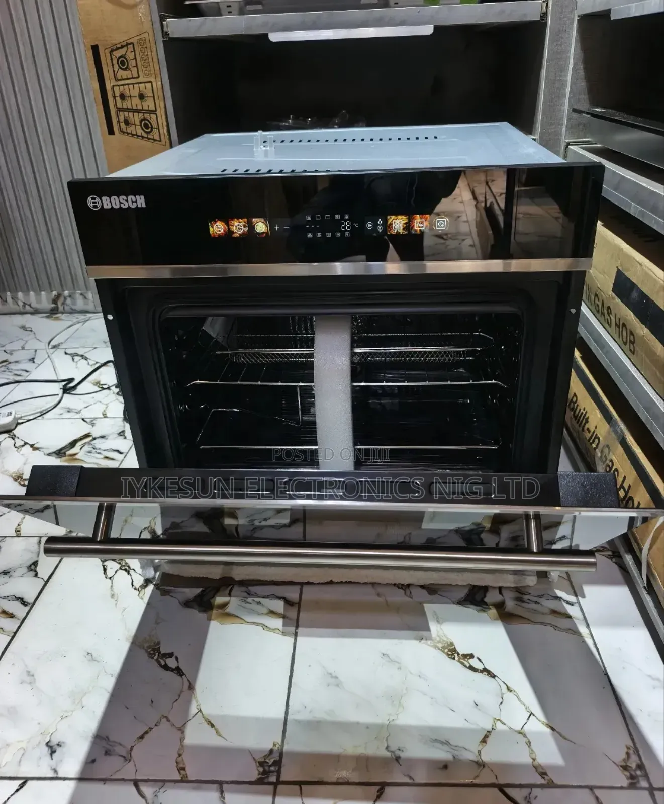 Original Bosch Inbuilt Cabinet 75l Digital Control Ele Air Fryer Oven