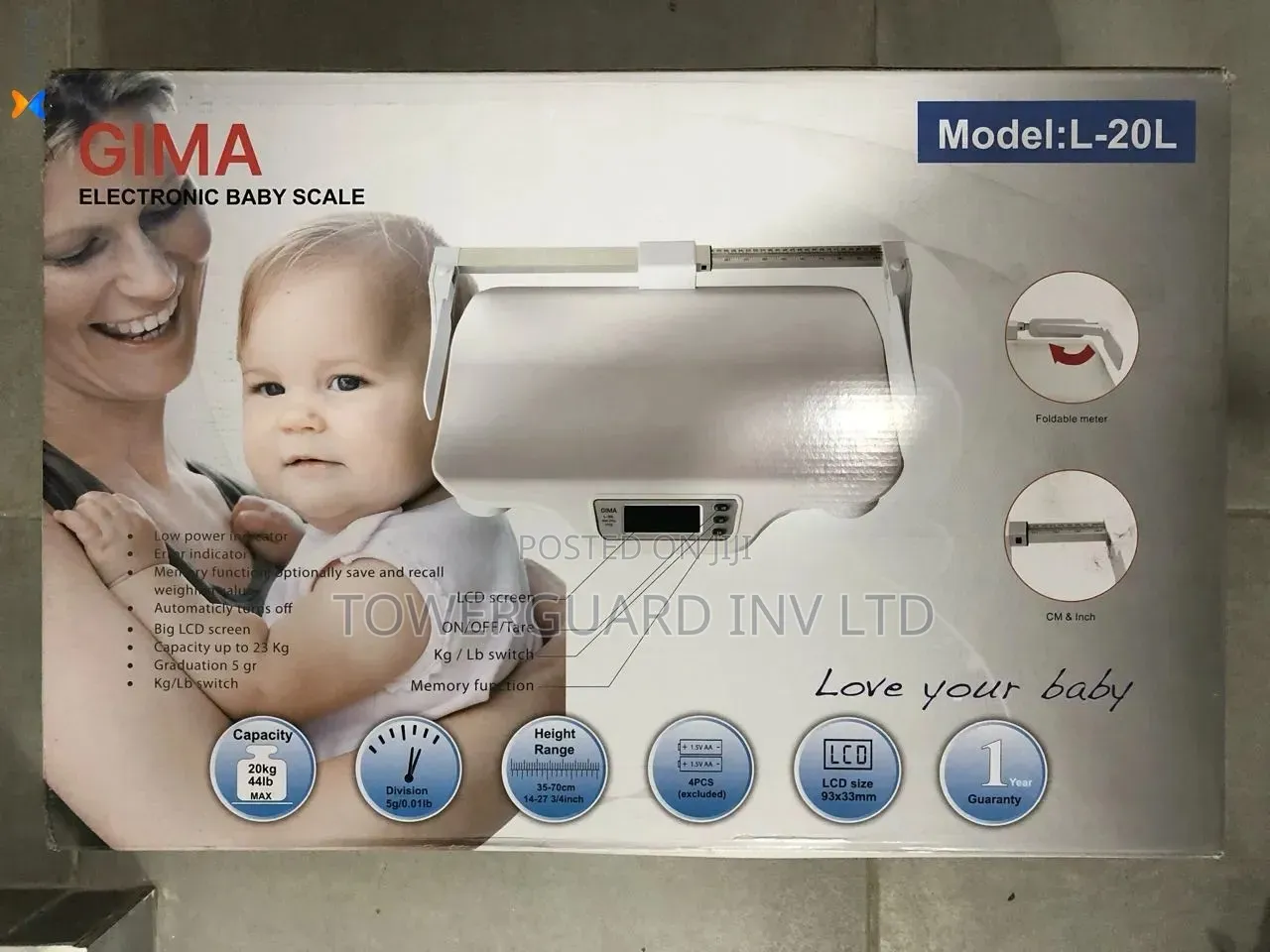 Digital Baby Scale With Height.