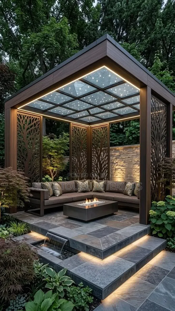 Modern Gazebo for Sit Out and Lounge