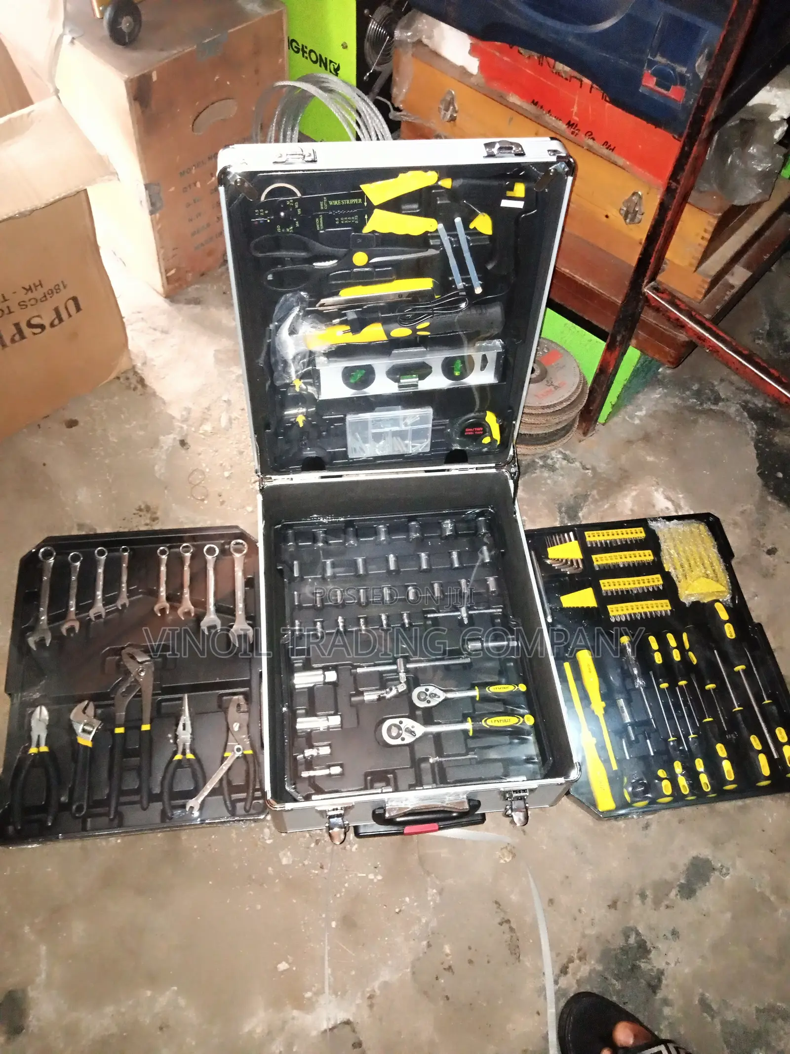 Complete Toolbox Set With Tools