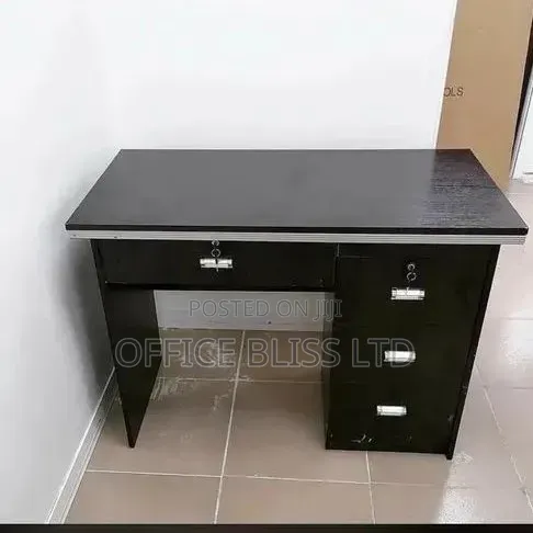 Portable Home Office Table (Black) 100cm