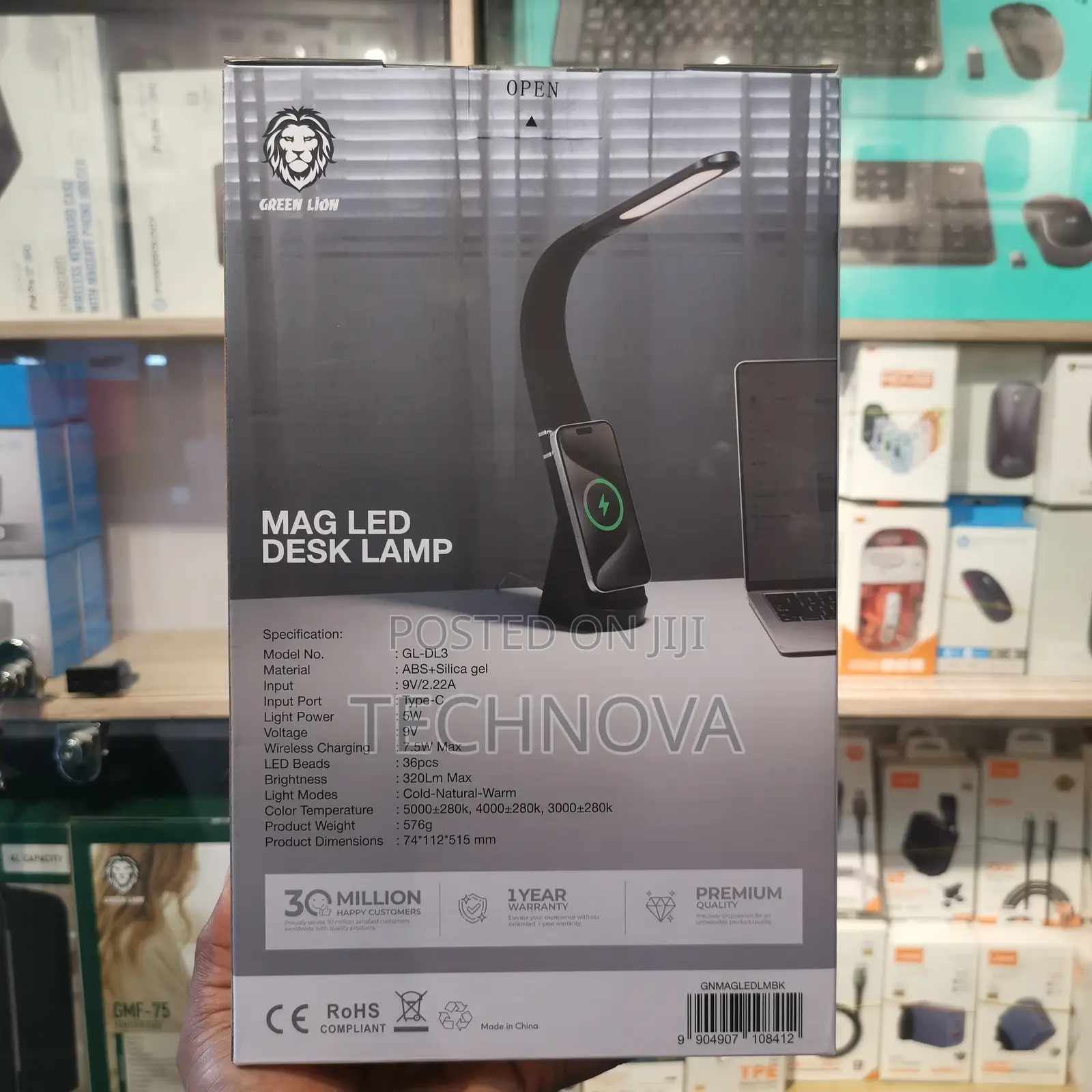 Green Lion Mag Led Desk Lamp