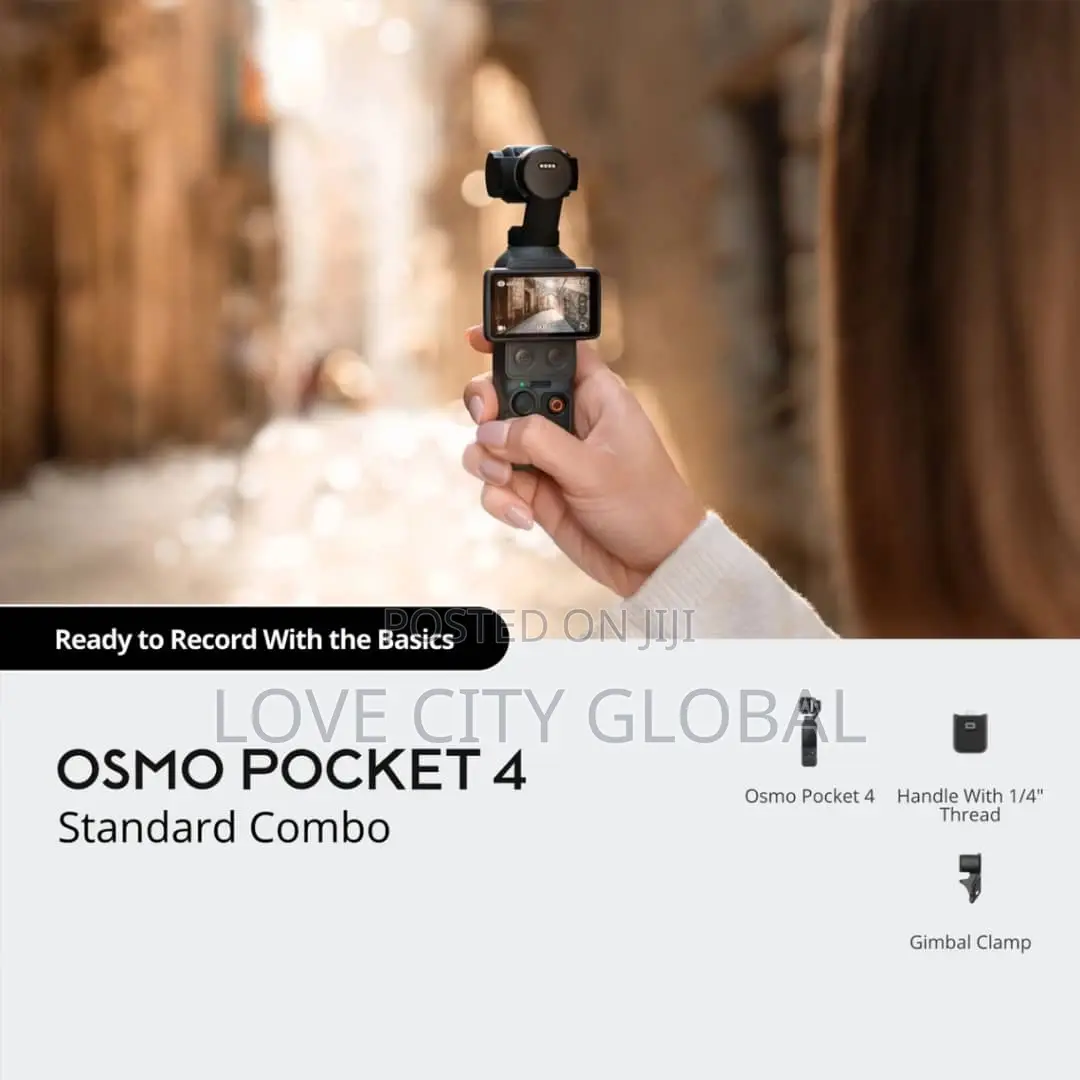Dji Osmo Pocket 4 Action Camera Standard Version 3-Axis Stabilization