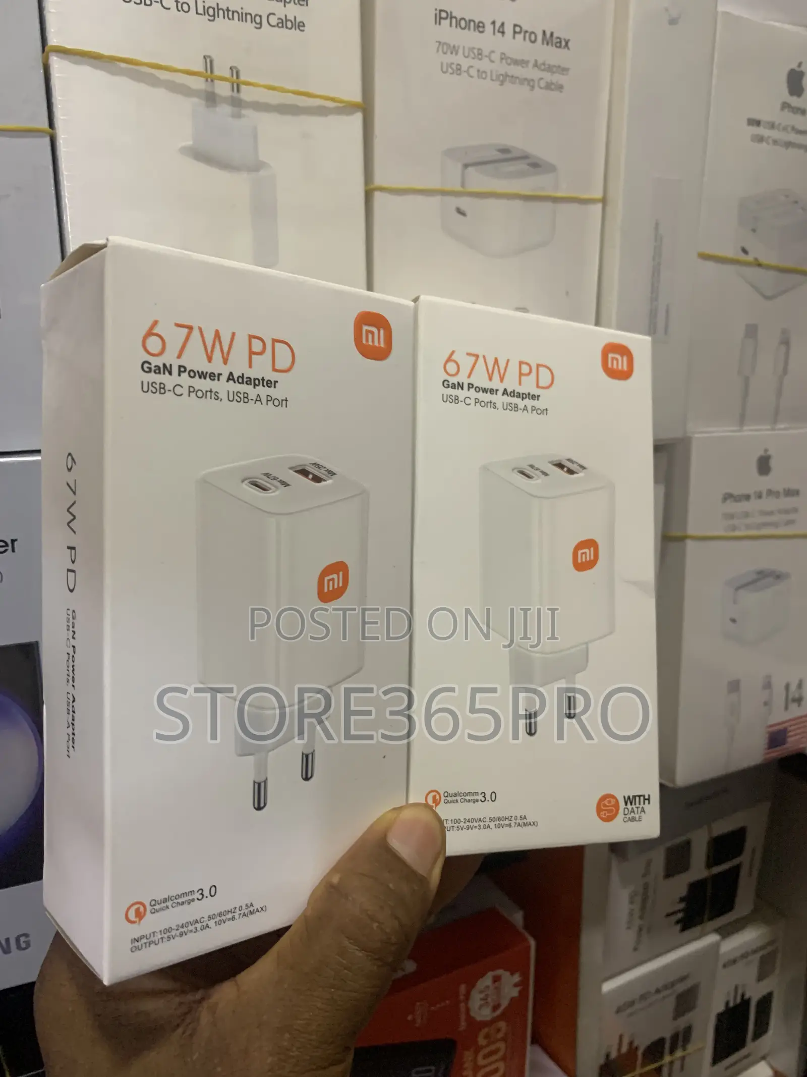 67w Mi Redmi Super Fast Charger Type C and USB