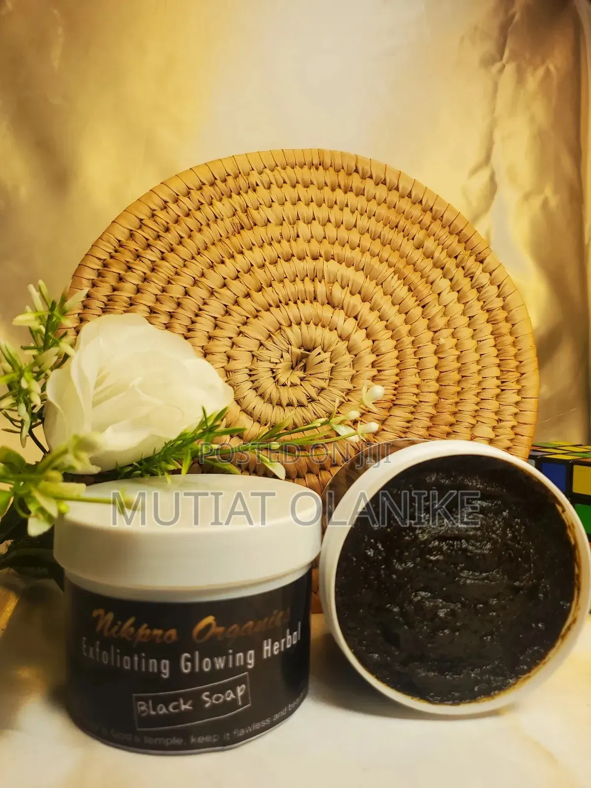 Exfoliating Glowing Herbal Black Soap