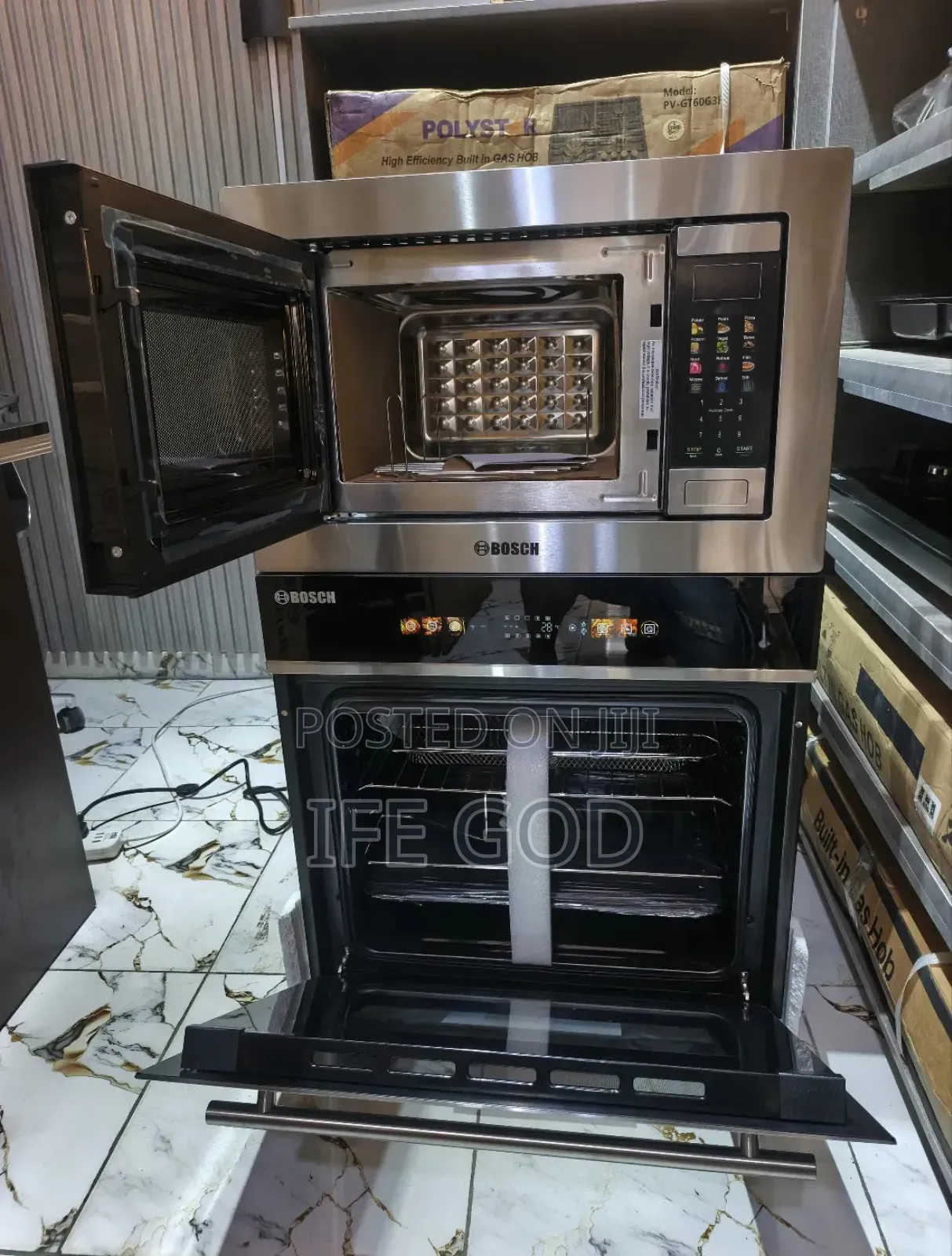 Original Bosch Inbuilt Digital Ele Air Fryer Oven Digital Microwave