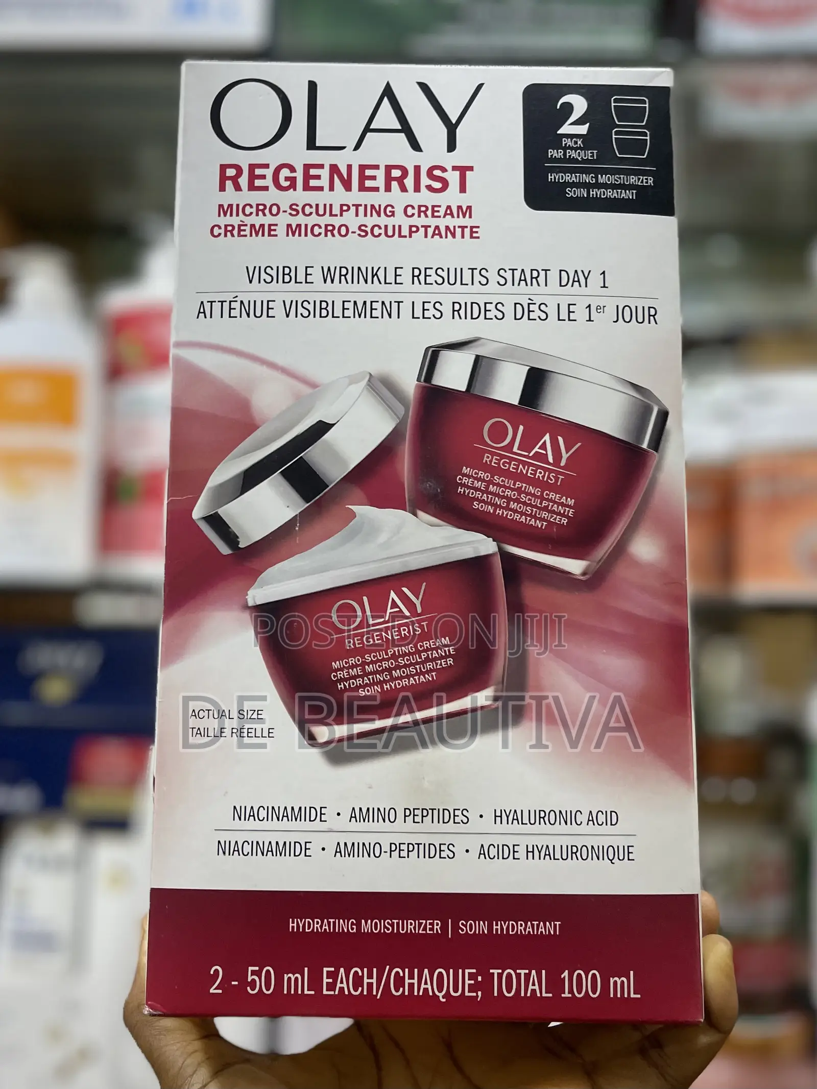 Olay Regenerist Micro-Sculpting Cream (2-Pack, 50ml Each)