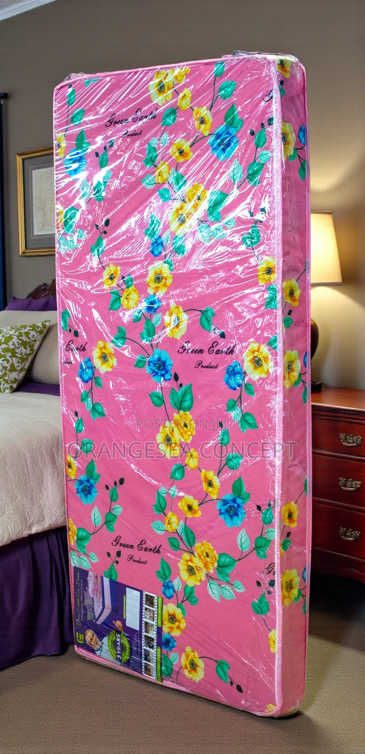 3.5x6x6 Semi Orthopaedic Mattress (Payment on Delivery Within Lagos).