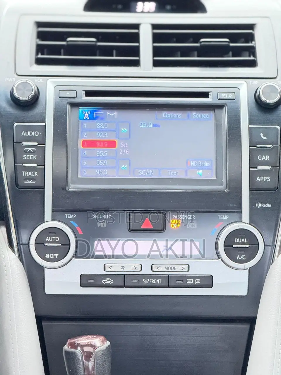 Toyota Camry 2012 White