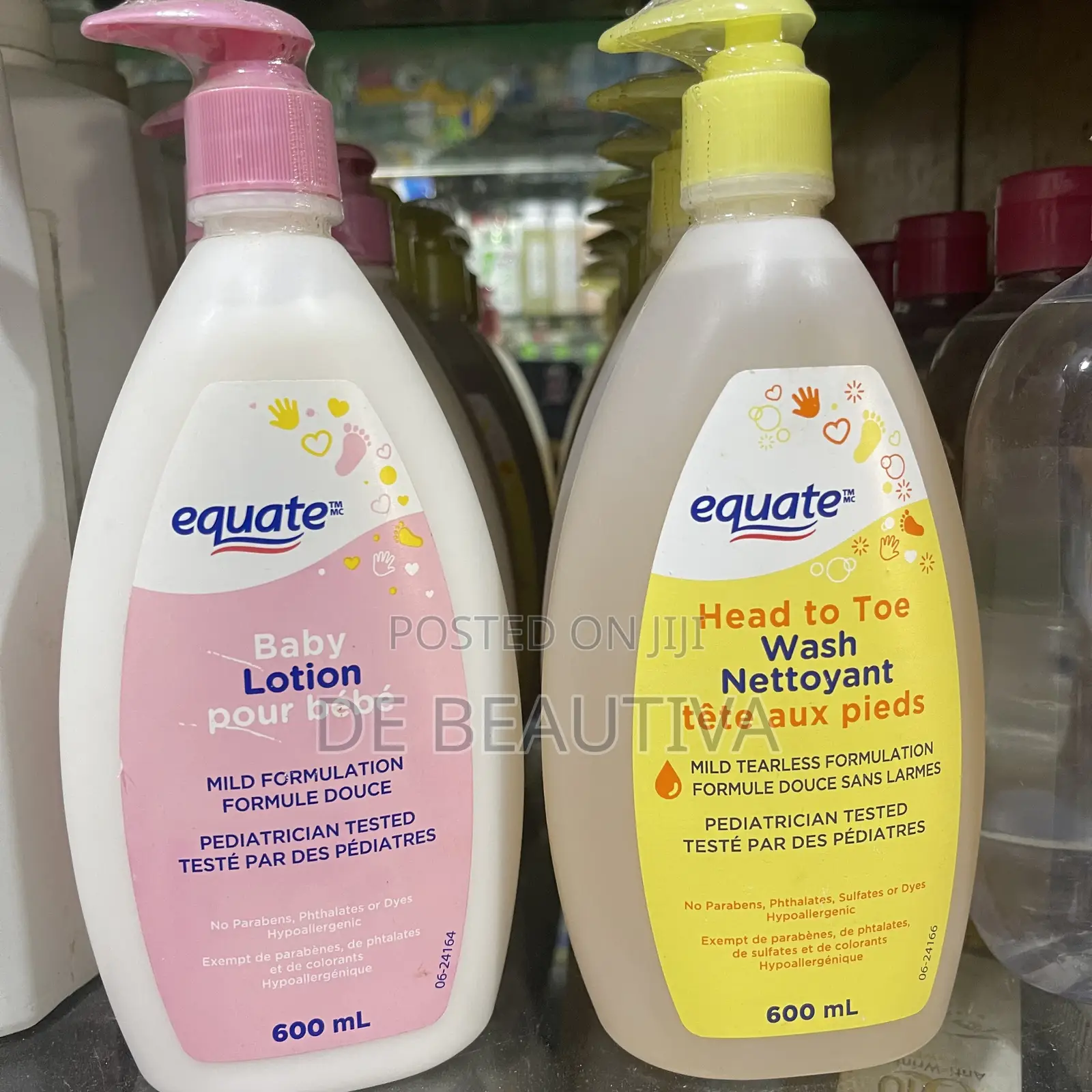 Equate Baby Wash Lotion Set (600ml) – Gentle Tearless