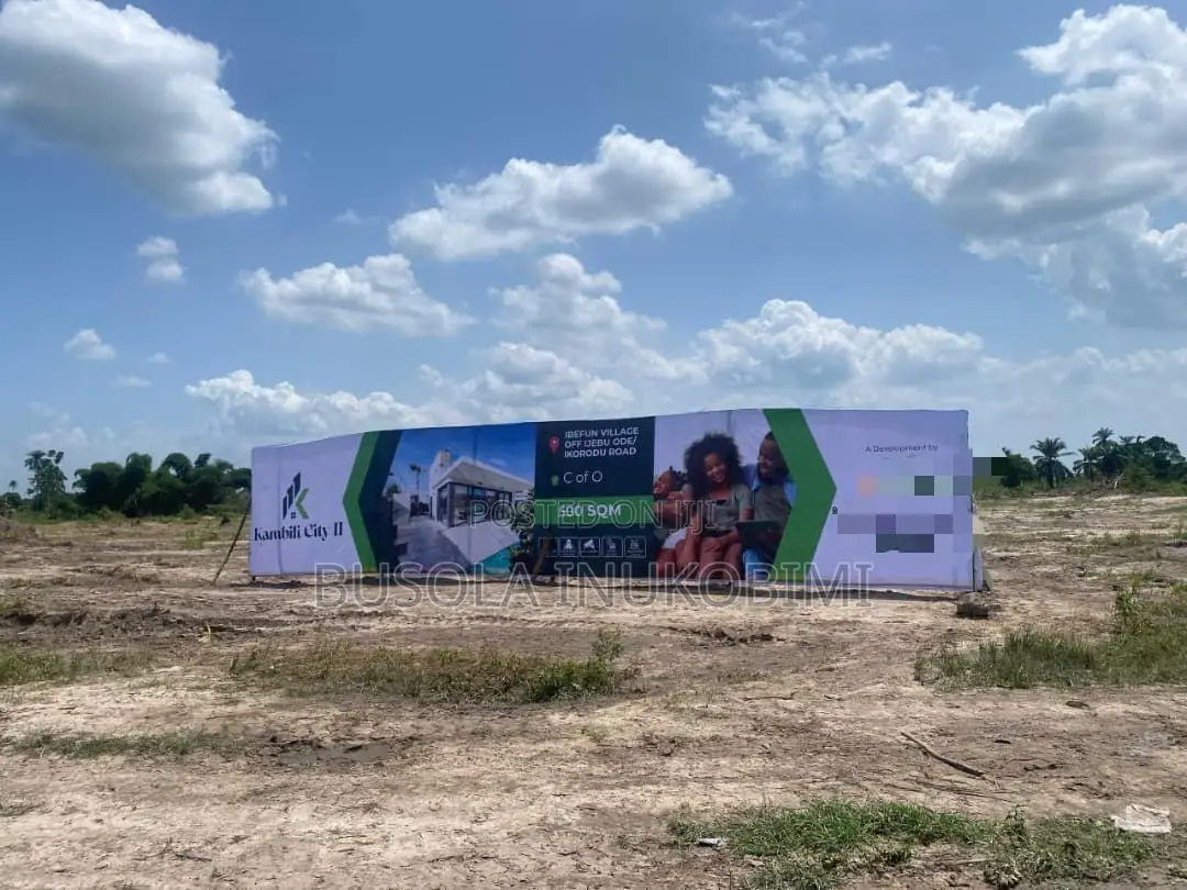 Residential Plots for Sale Off Ijebu Ode / Ikorodu Road