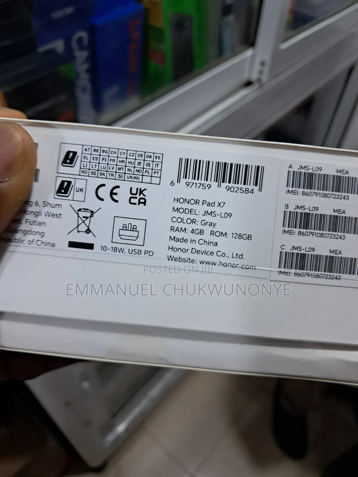 New Honor Pad X8 128 GB Black
