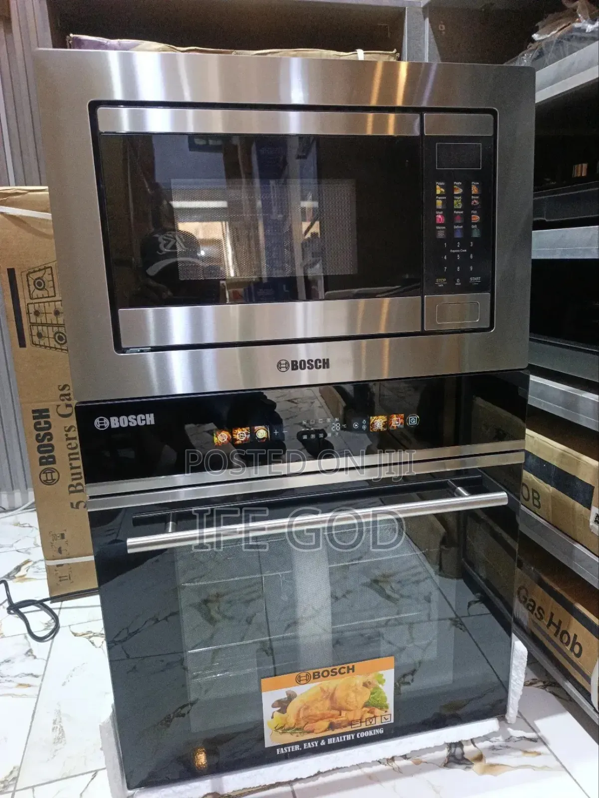 (Bosch Inbuilt Digital Control Ele Air Fryer Oven Digital Microwave)