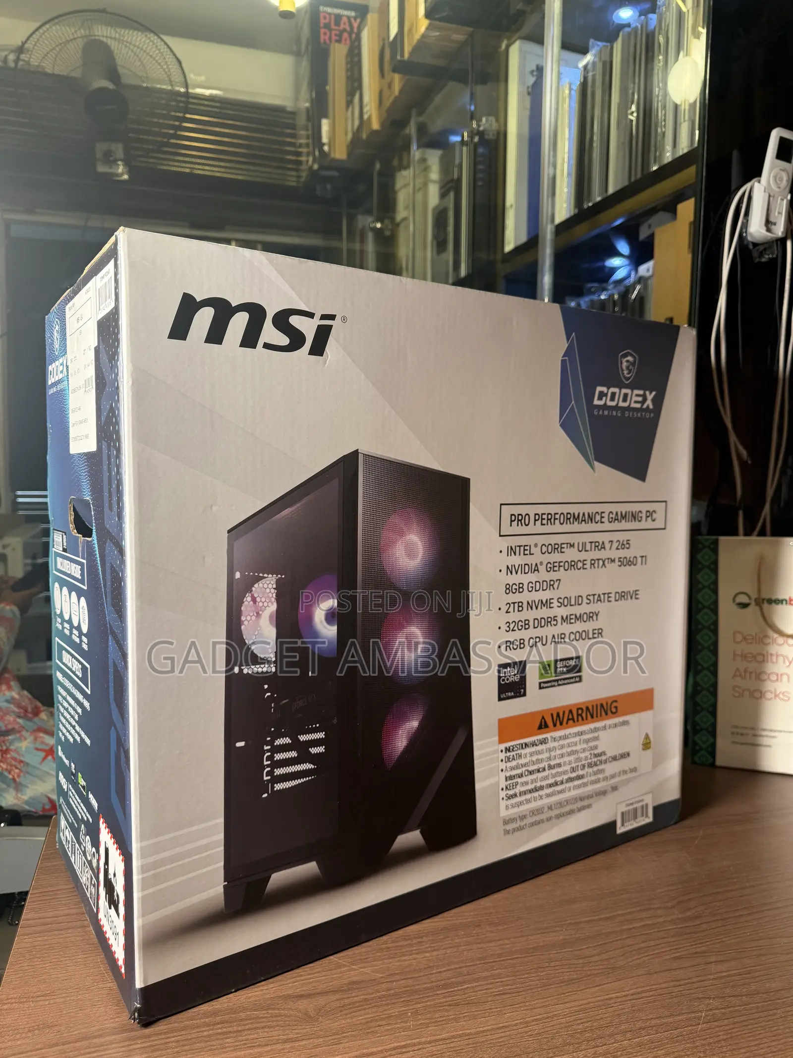 New Desktop Computer MSI Codex R2 32GB Intel Core Ultra 7 SSD 2T